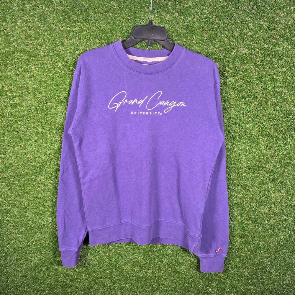 League 91 Grand Canyon‎ University GCU Purple Crewneck Sweatshirt Small